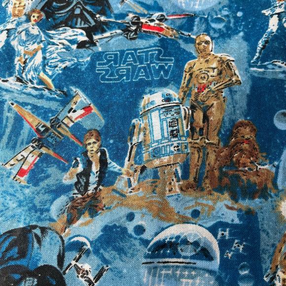 New Disney Parks Authentic Star Wars Neck Scarf Wrap Luke Leia Han Solo R2-D2 - Picture 5 of 10